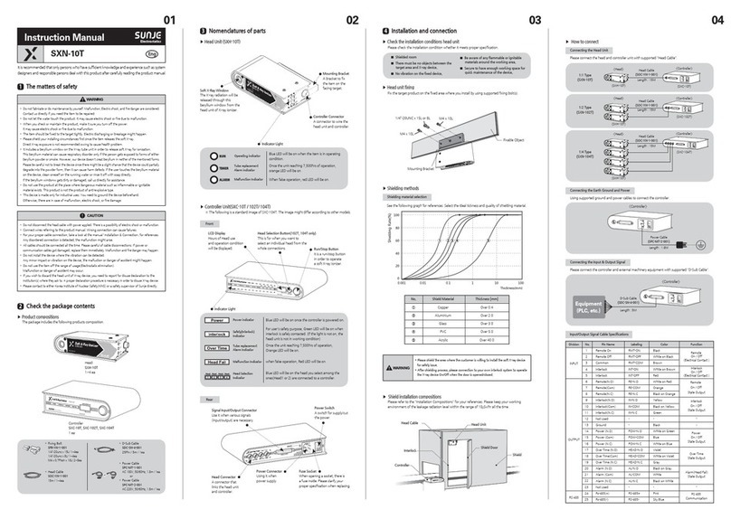 Sunje SXN-10T instruction manual Sunje SXN-10T instruction manual