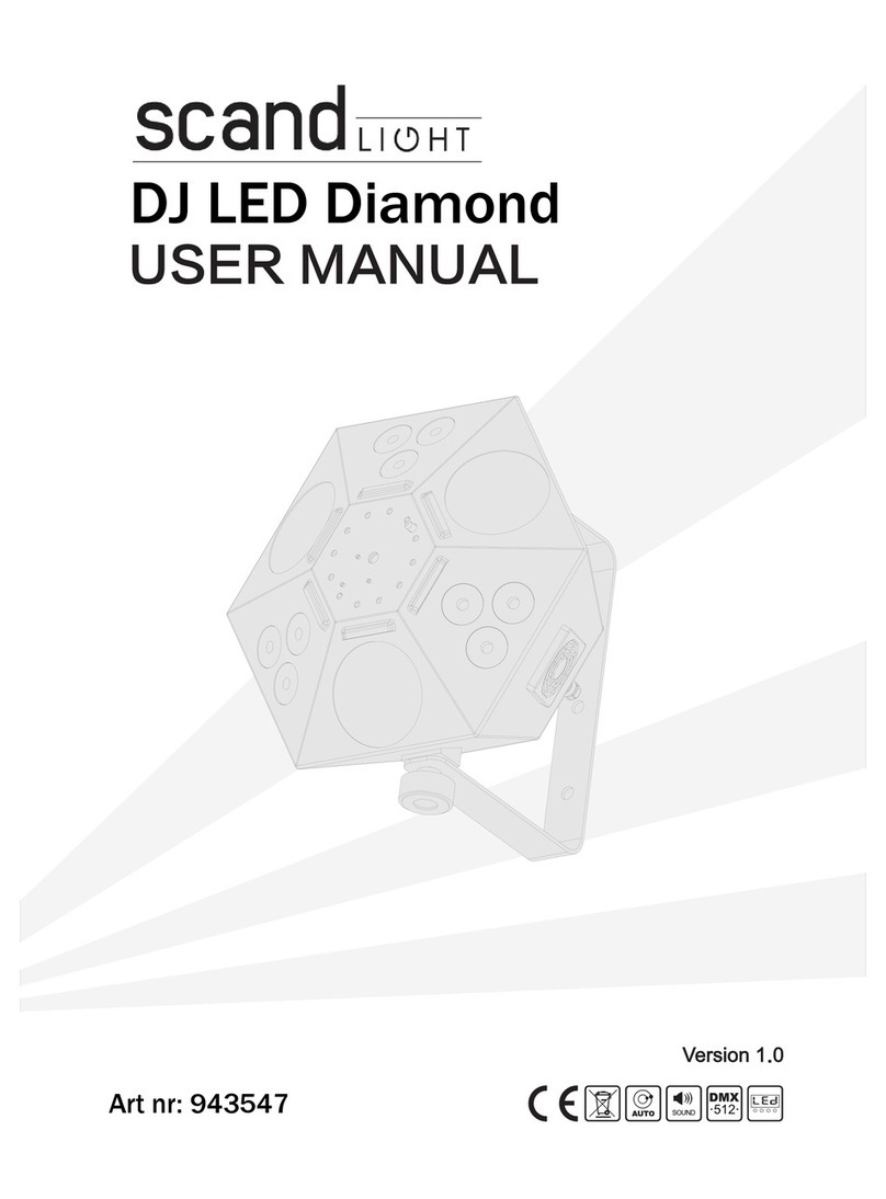 Scandlight DJ LED Diamond user manual