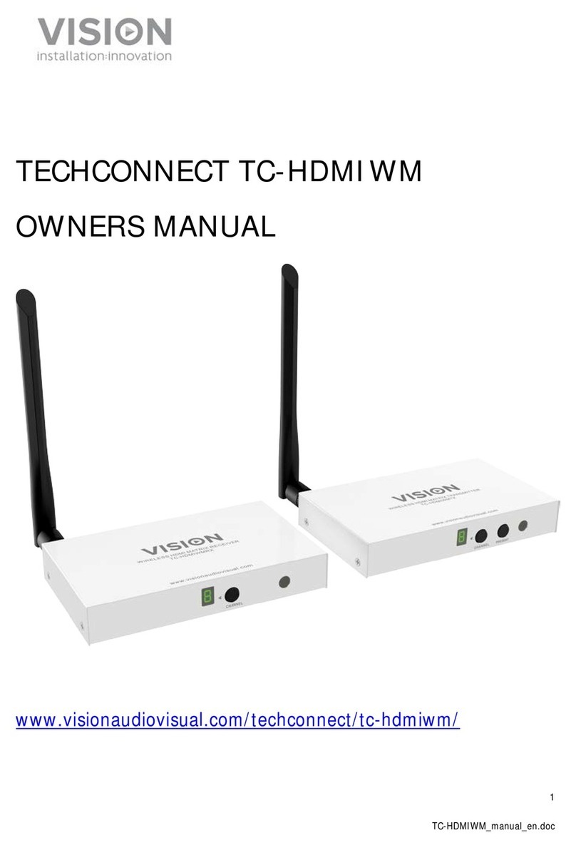 Vision TC-HDMIWM owner's manual