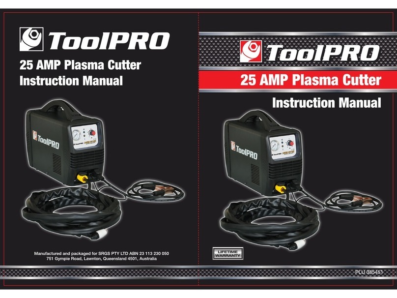 ToolPRO POWER CUT 25K instruction manual