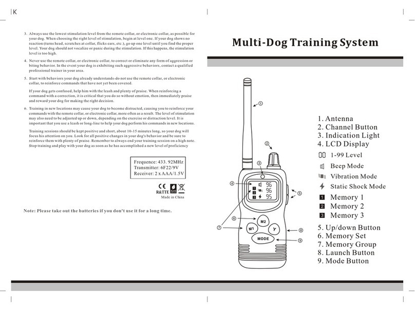 Petrainer PET900D User manual