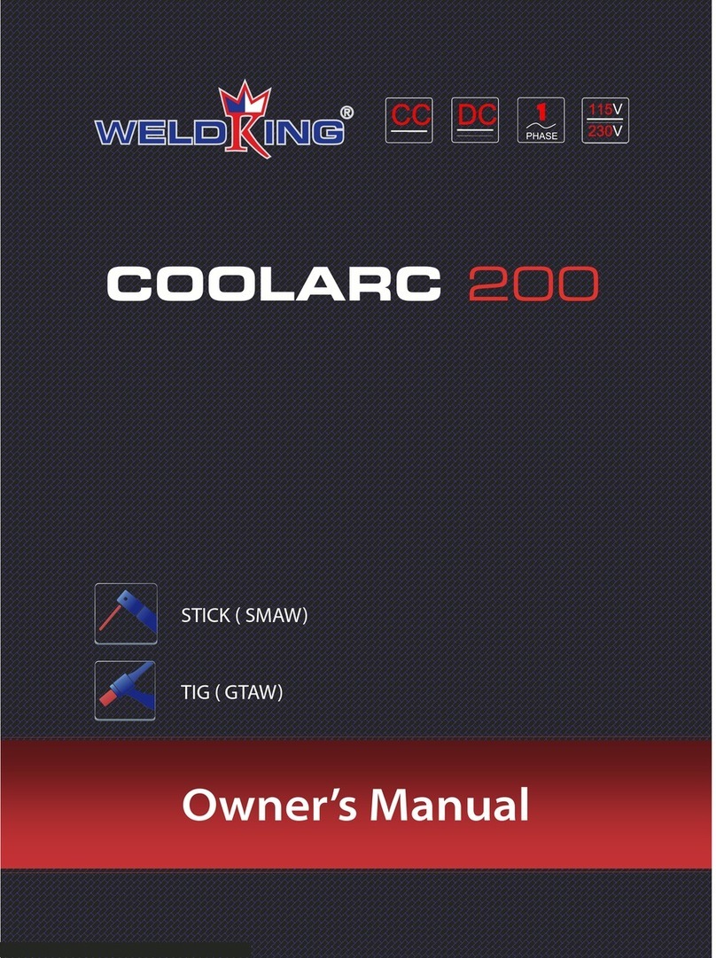 WeldKing COOLARC 200 User manual
