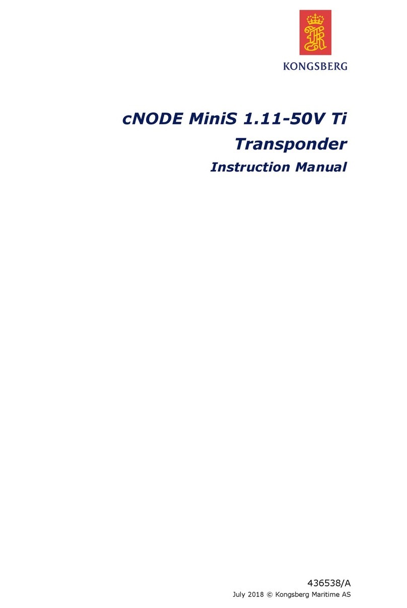 Kongsberg cNODE MiniS 1.11-50V Ti User manual