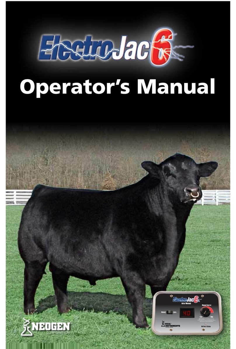 Neogen Corporation Electro Jac 6 Operator's manual