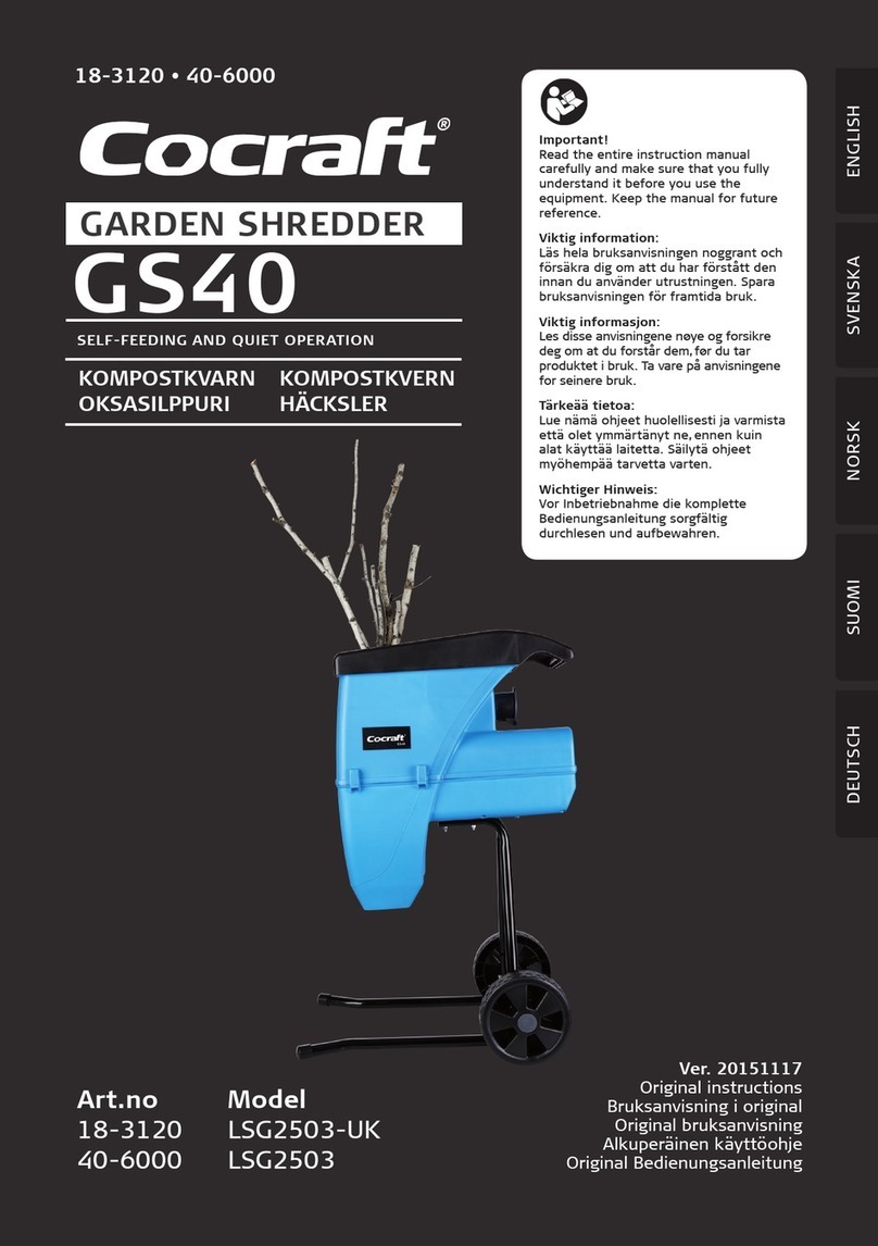 Cocraft GS40 Original instructions