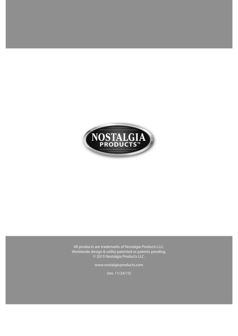 Nostalgia VINTAGE COLLECTION SPC700SS Quick guide
