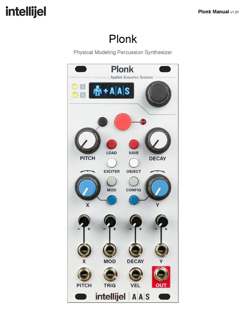 Intellijel Plonk User manual Intellijel Plonk User manual