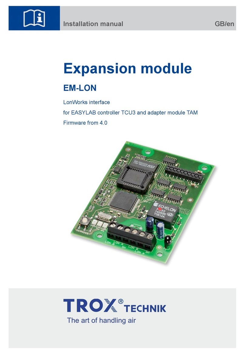 Trox EM-LON installation manual