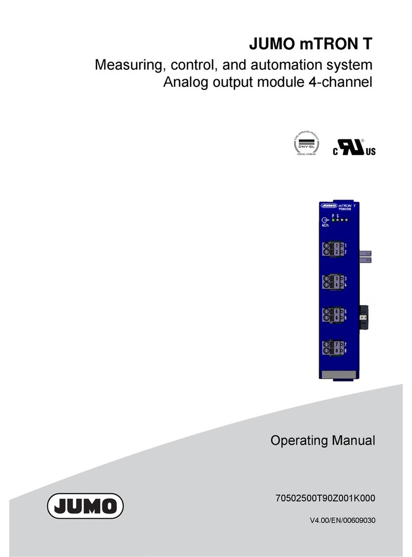 JUMO mTRON T operating manual