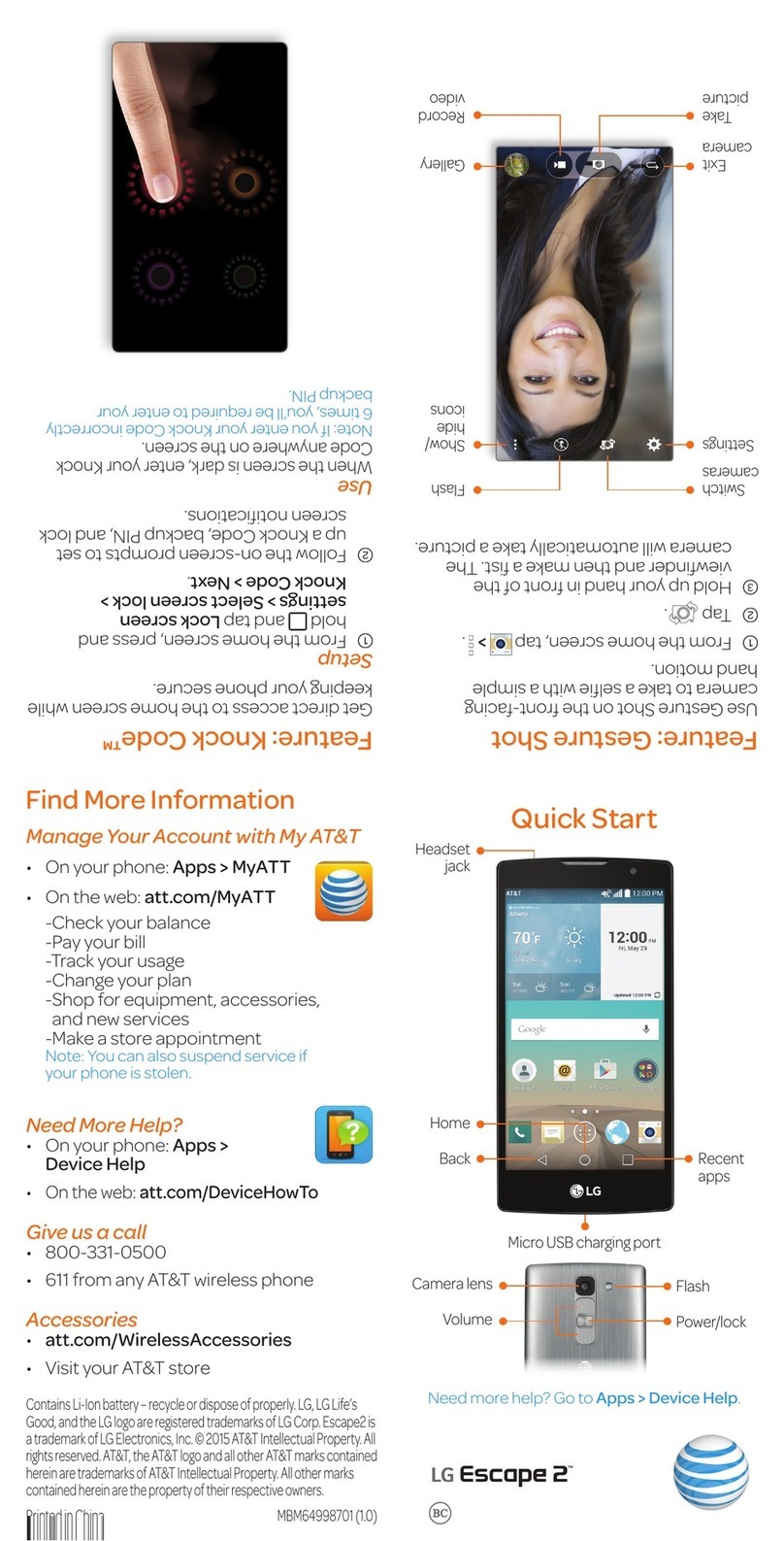 LG Escape 2 User manual