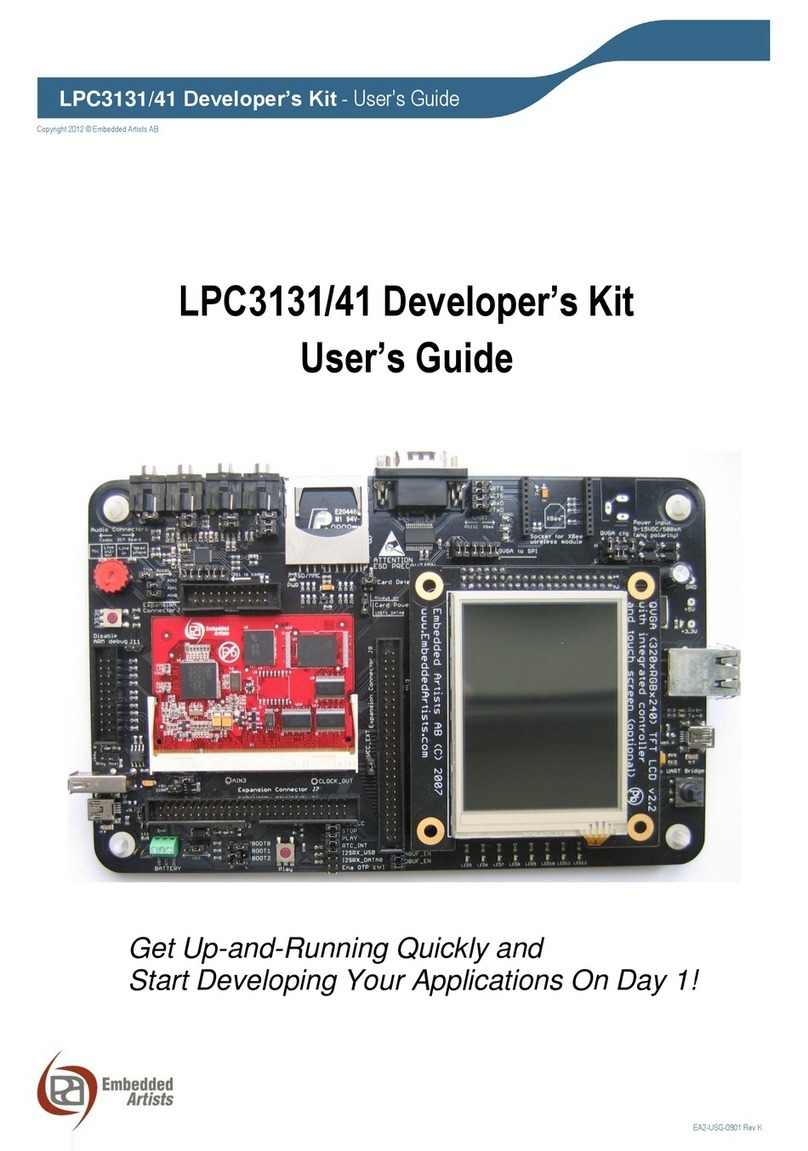 Embedded Artists LPC3131 user guide