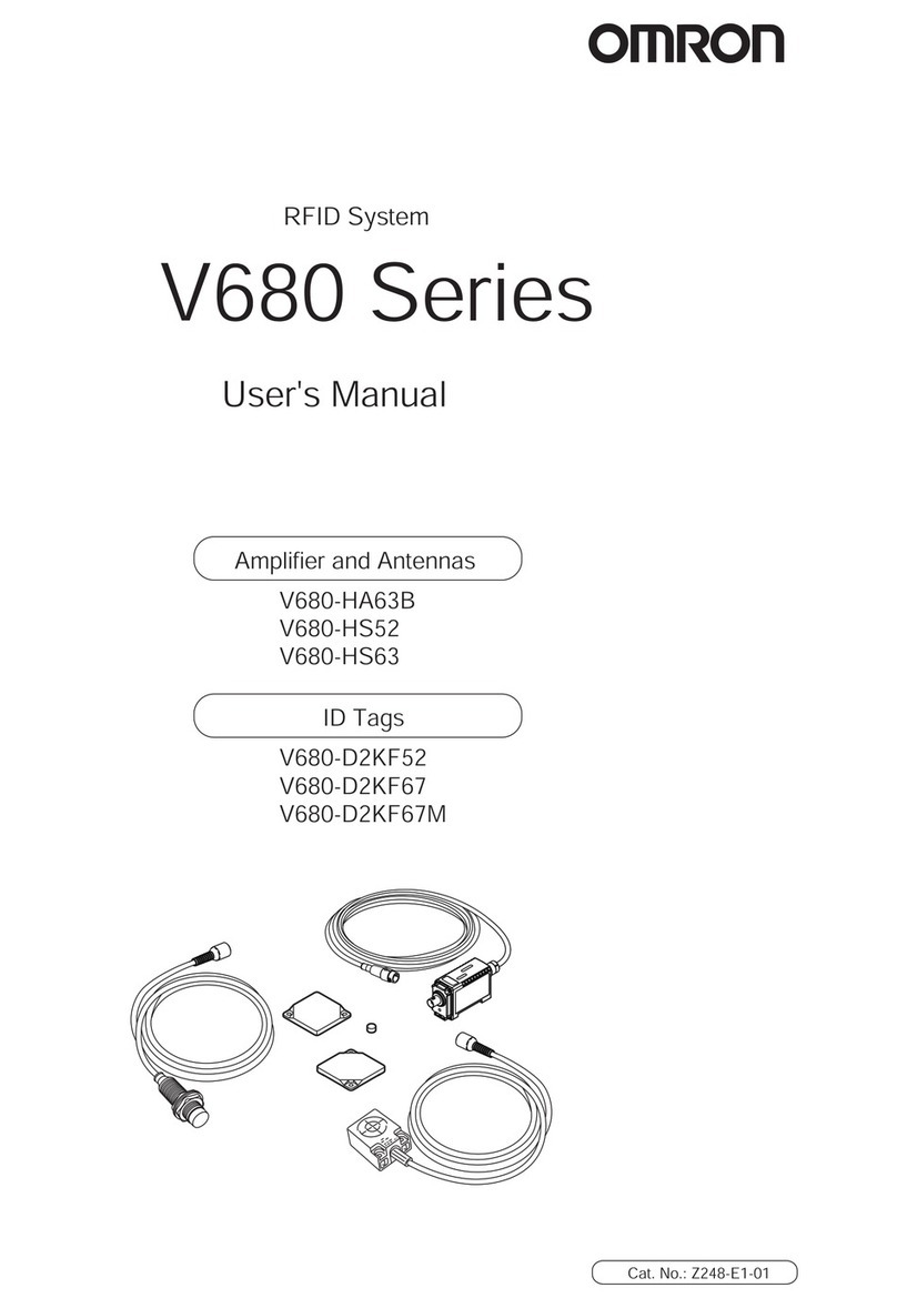 Omron V680-HA63B User manual