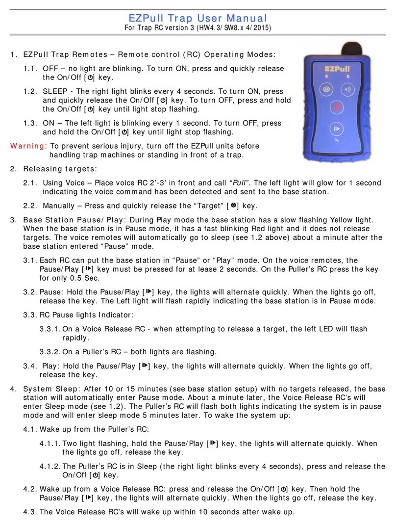 EZPull Trap User manual