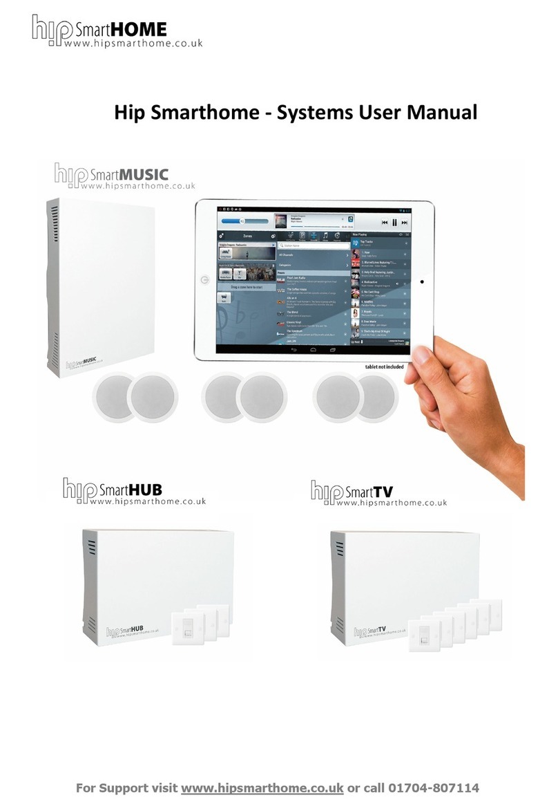 Hip Smart Home HIP Smart HUB User manual