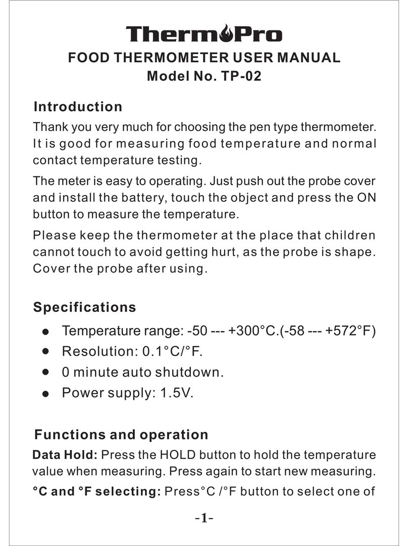 THERM PRO TP-02 user manual