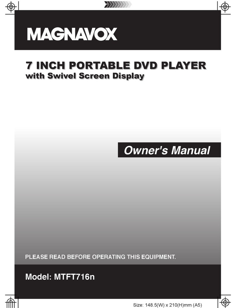 Magnavox MTFT716n owner's manual