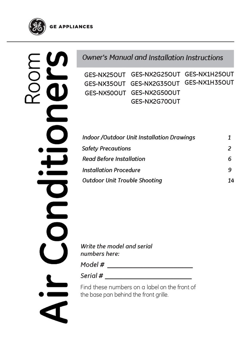 GE GES-NX25OUT Operating instructions