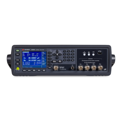 Keysight E4980A User manual