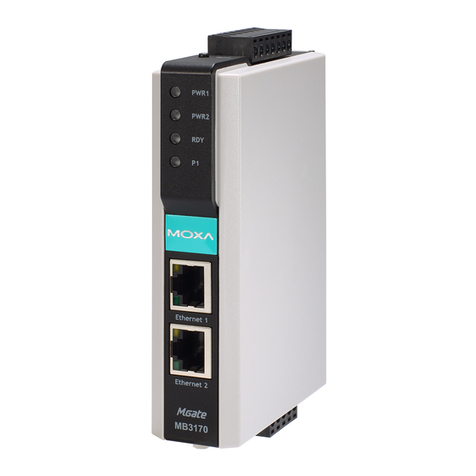 Moxa Technologies MGate MB3270 User manual