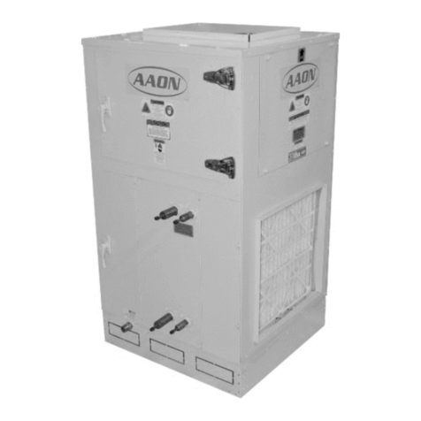 AAON V3-A Installation, operation & maintenance instructions