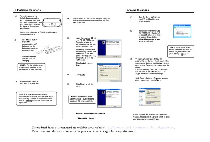 Aztech SS210 user guide