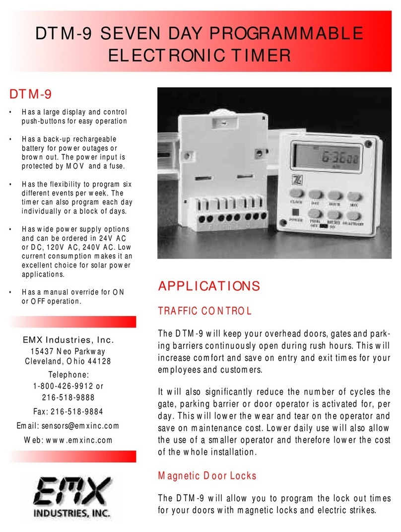 EMX Industries, Inc. DTM-9 manual