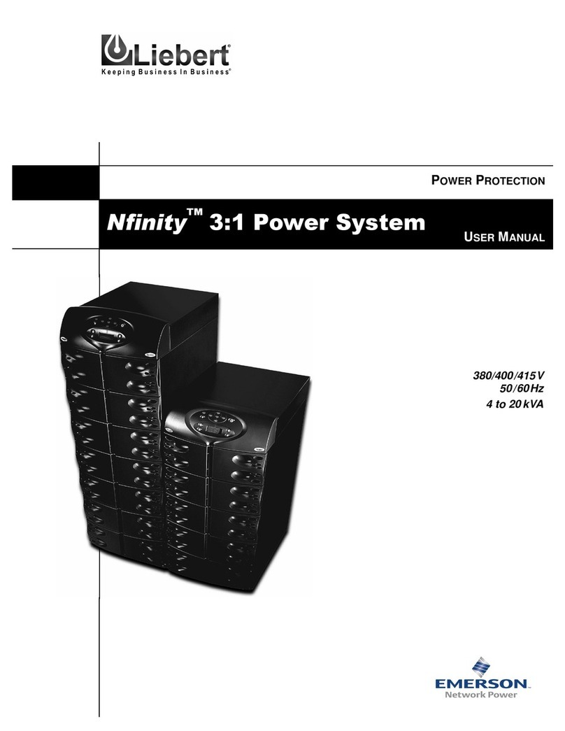 Liebert Nfinity user manual