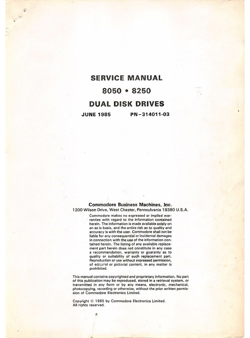 Commodore 8050 User manual