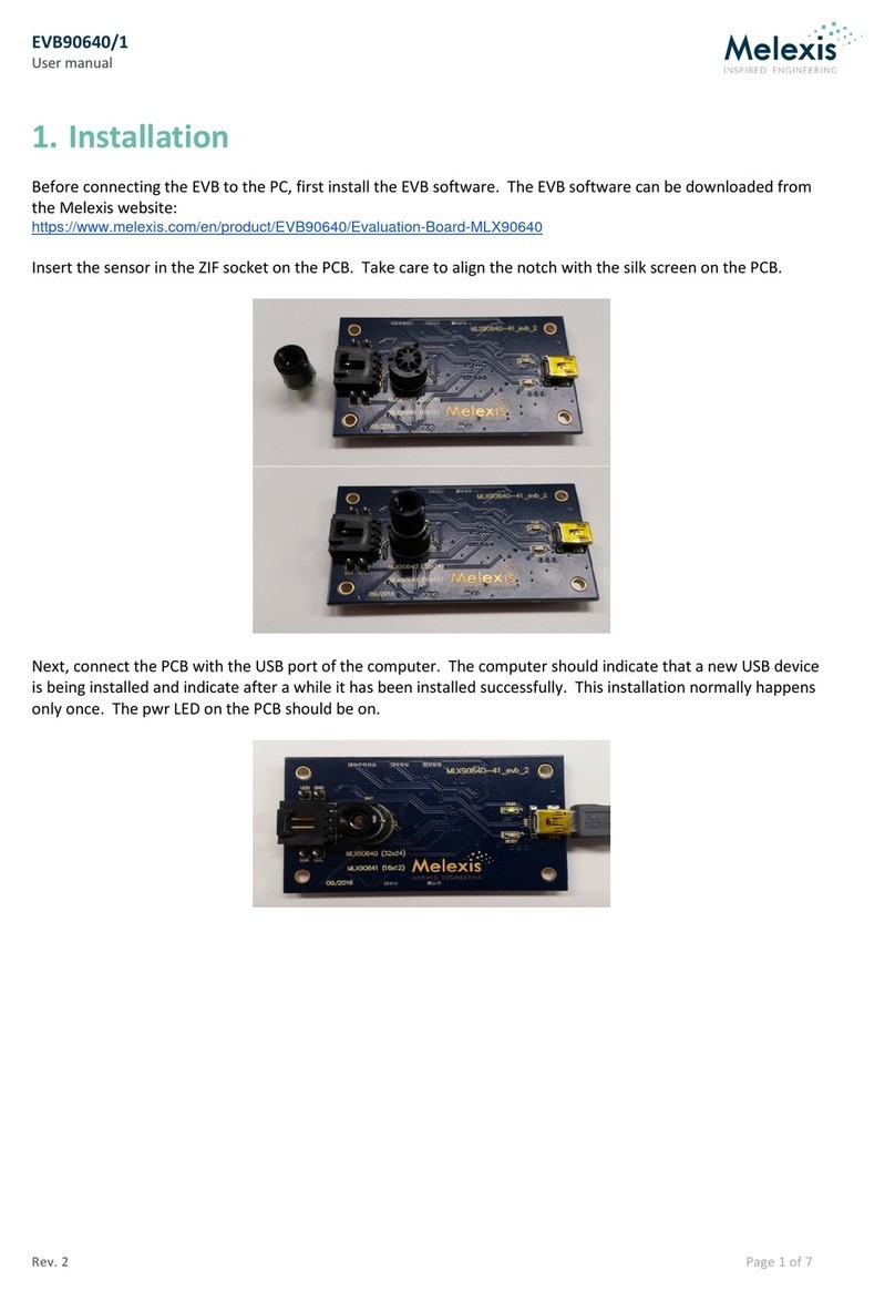 Melexis EVB90640 user manual