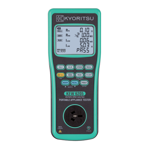 KYORITSU KEW6205 User manual