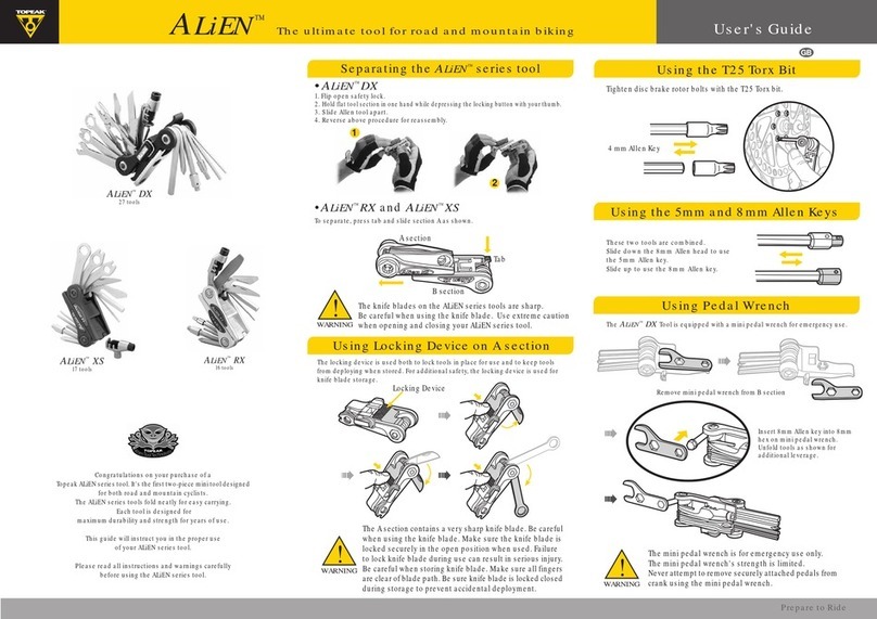Topeak Alien DX user guide