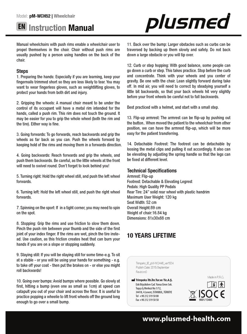 Plusmed pM-WCH52 instruction manual