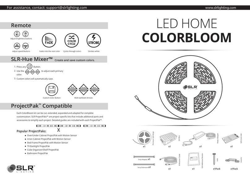 SLR Lighting COLORBLOOM user manual