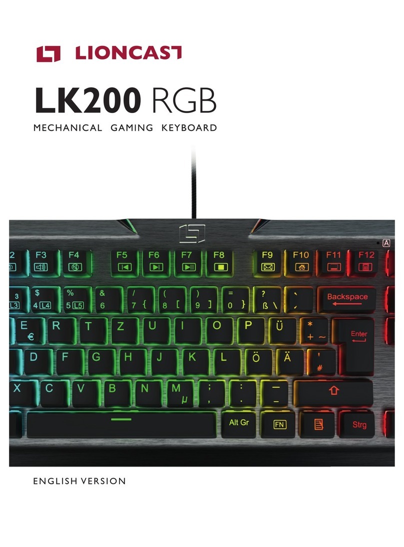 Lioncast LK200 RGB user manual