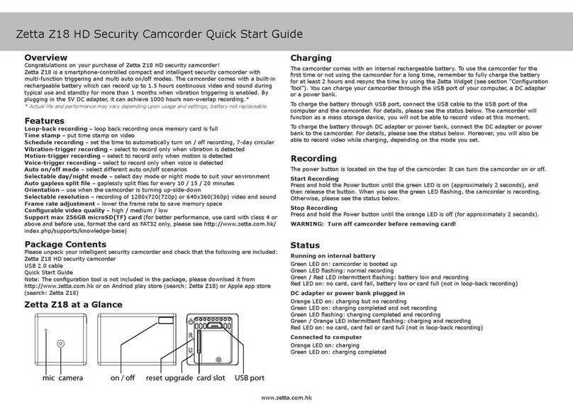 Zetta Z18 quick start guide