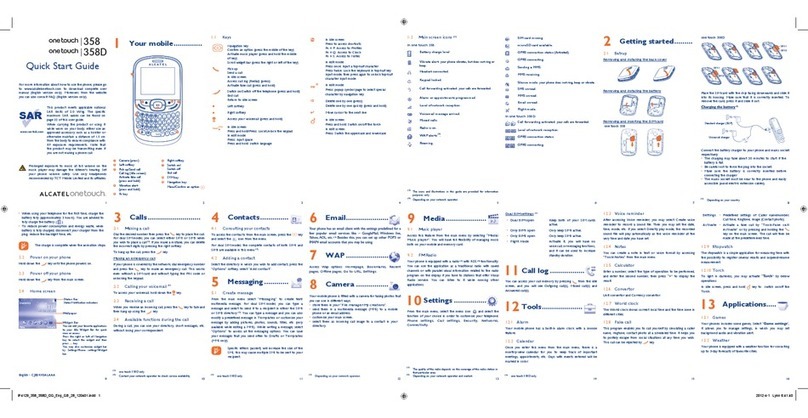 Alcatel One Touch 358D Tribe User manual