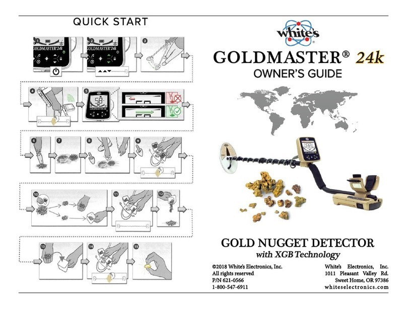 Whites Goldmaster 24k owner's guide