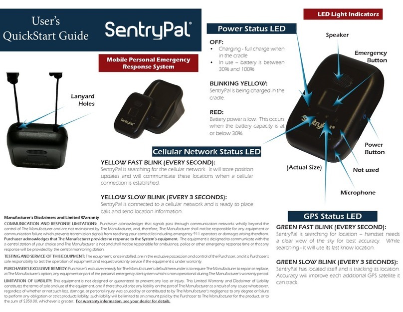 LogicMark SentryPal User's quick start guide