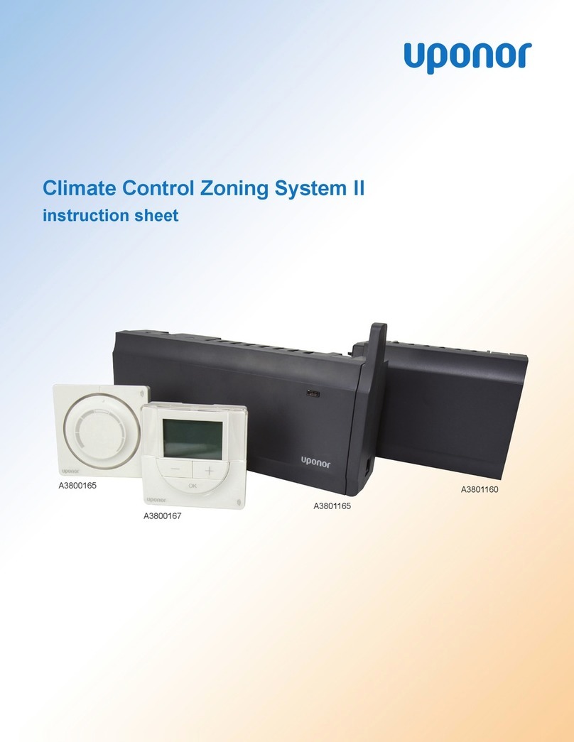 Uponor A3800165 User manual