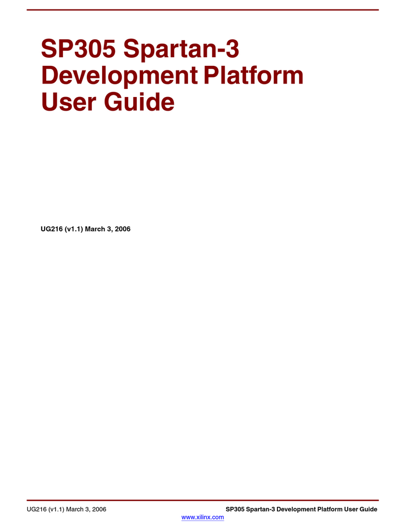 Xilinx SP305 Spartan-3 User manual