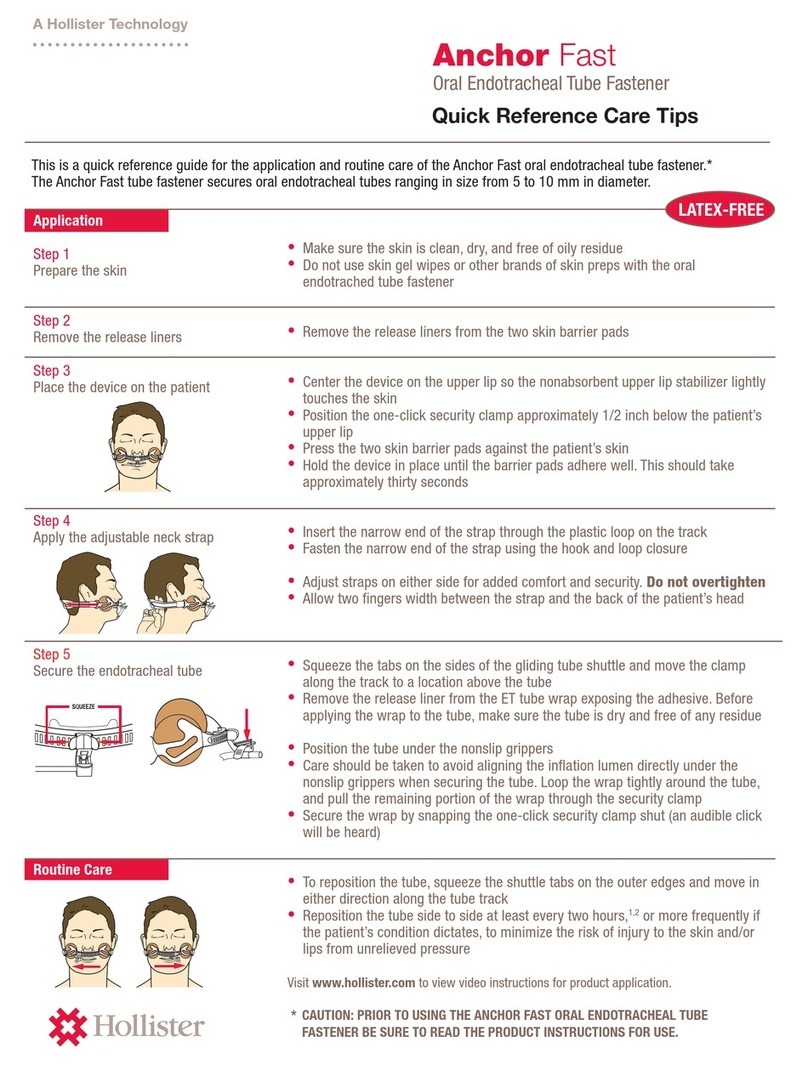 Hollister Anchor Fast User manual