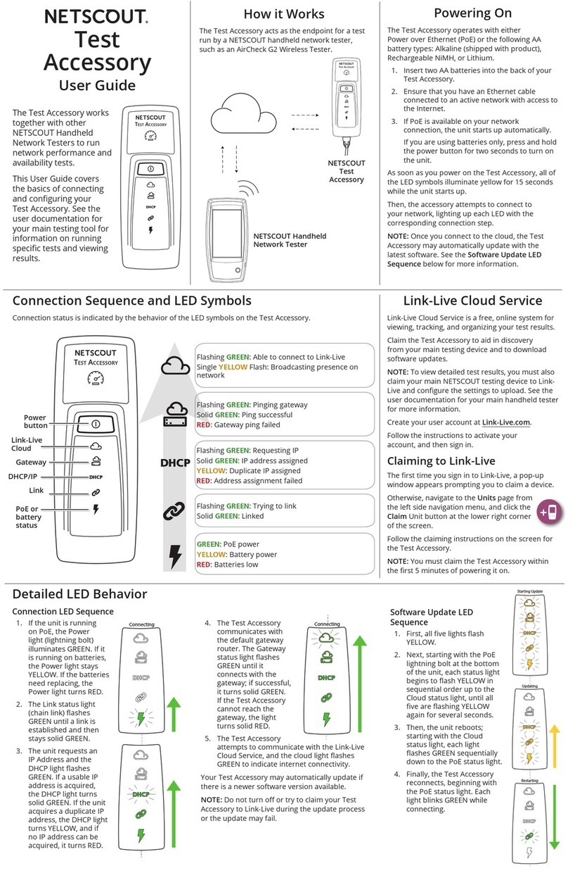 Netscout TEST ACC user guide