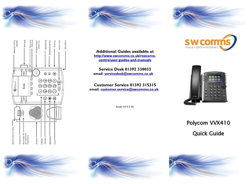 Polycom VVX410 User manual