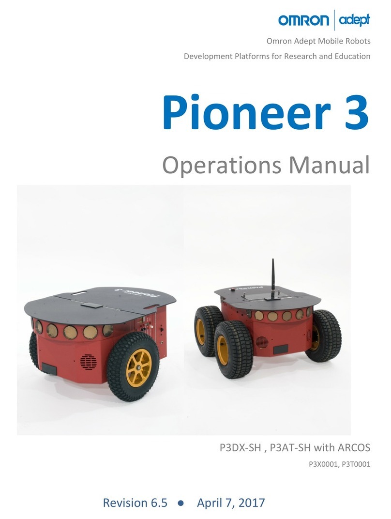 Omron Adept MobileRobots Pioneer 3 Operation manual