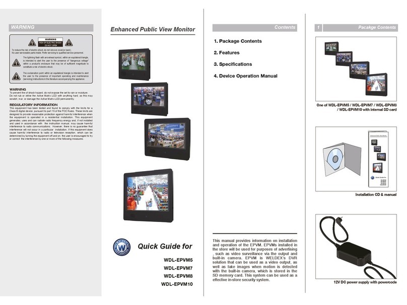Weldex WDL-EPVM5 User manual