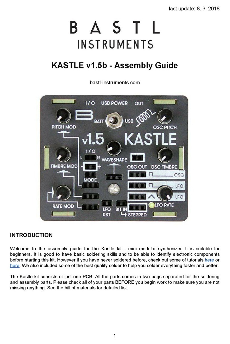 BASTIL Instruments KASTLE v1.5b Assembly guide
