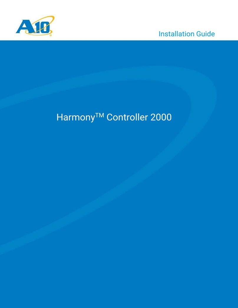 A10 Harmony Controller 2000 installation guide