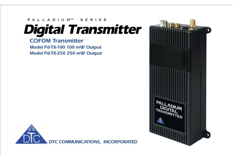 DTC Palladium Pd-TX-100 manual