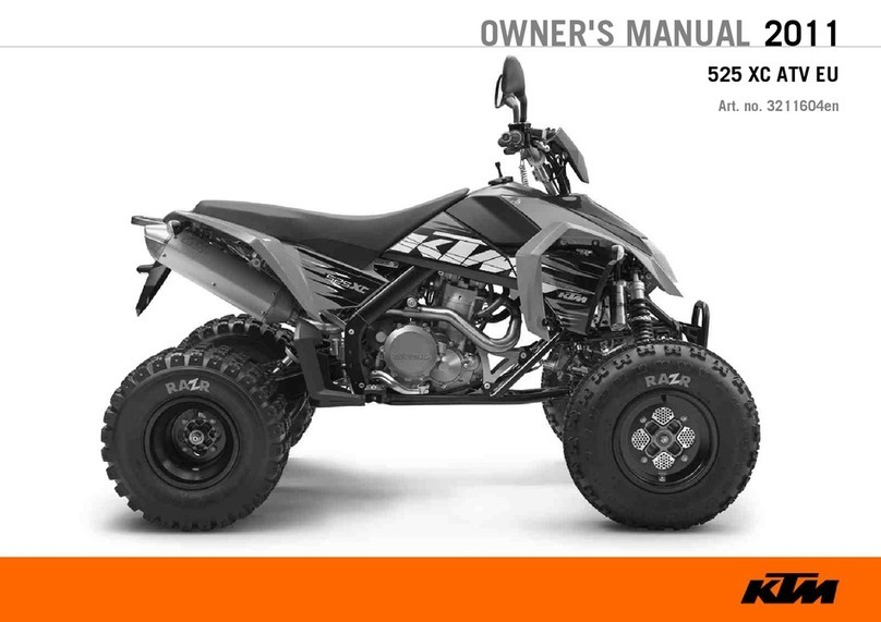 KTM 545 XC ATV EU 2011 User manual