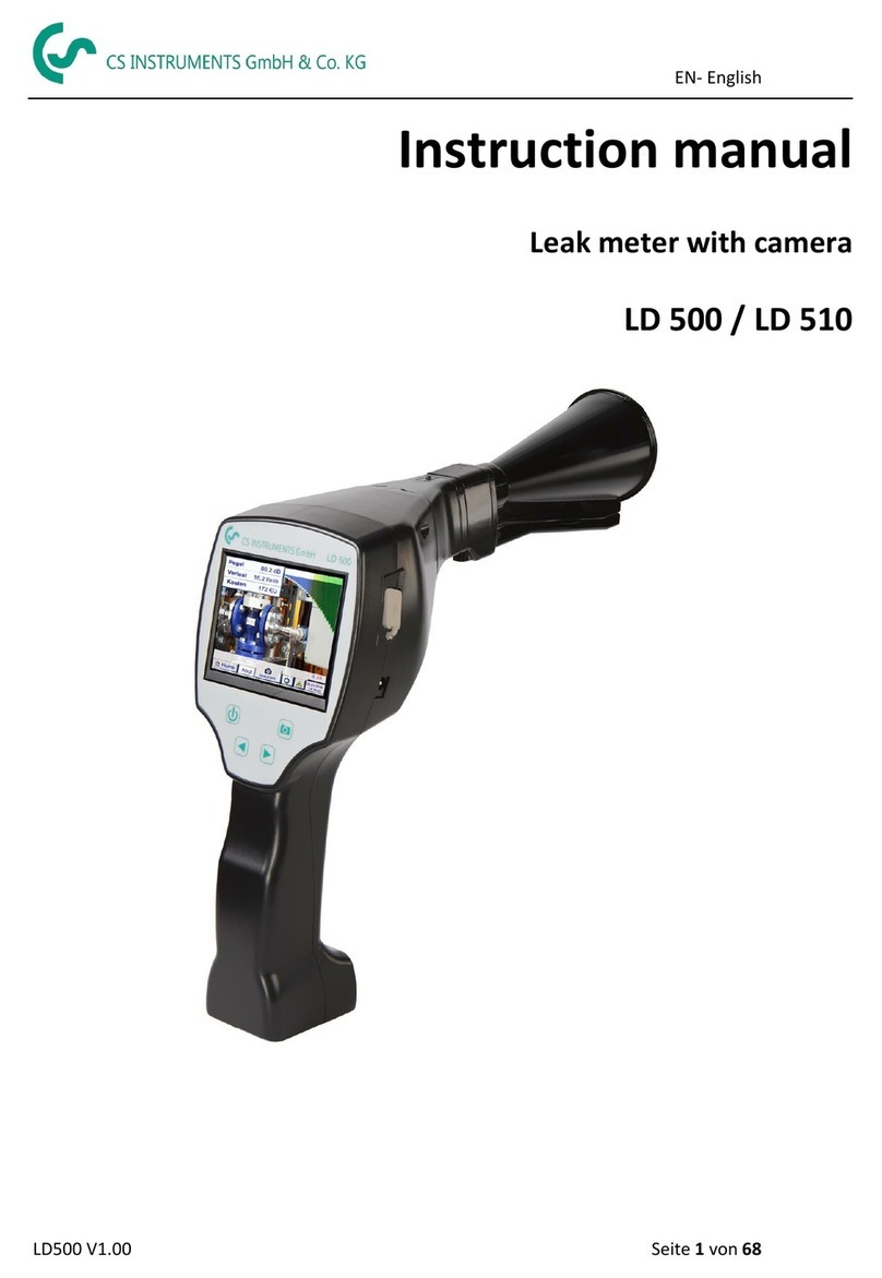 CS Instruments LD 500 instruction manual